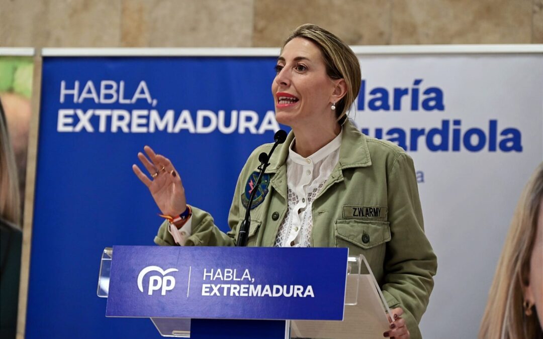 María Guardiola lamenta que los alcaldes en funciones de Don Benito y Villanueva de la Serena no respeten el resultado de las urnas