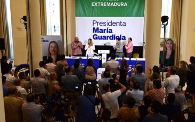María Guardiola afirma que Extremadura ha abrazado el proyecto del PP y no va a fallar a los extremeños