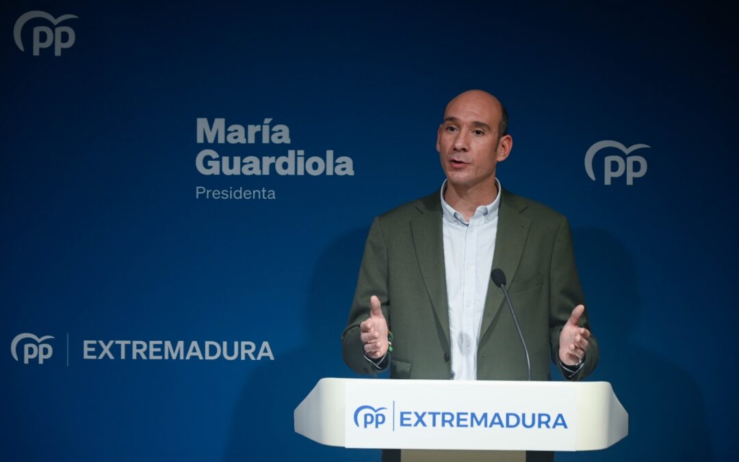 El PP pregunta al PSOE si se unirá a la estrategia ALMA para reclamar en Moncloa el agravio sufrido en Extremadura durante décadas y así poder avanzar
