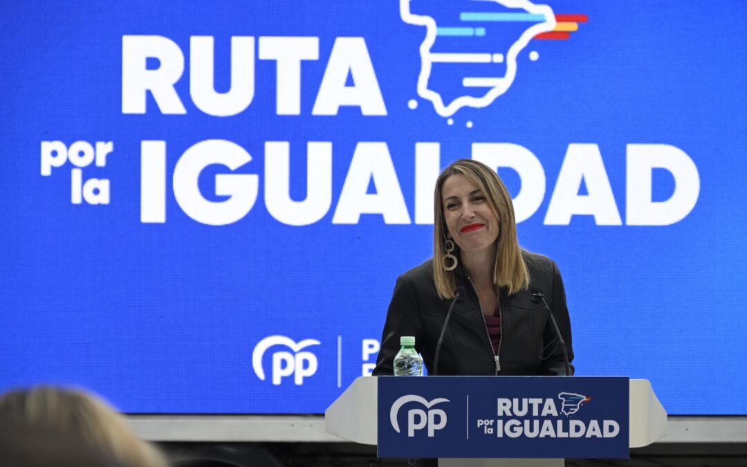 María Guardiola, presidenta del PP extremeño: “Un Pedro Sánchez acorralado por la corrupción y perdiendo fuerza elección tras elección nos lleva a una España asimétrica e injusta”