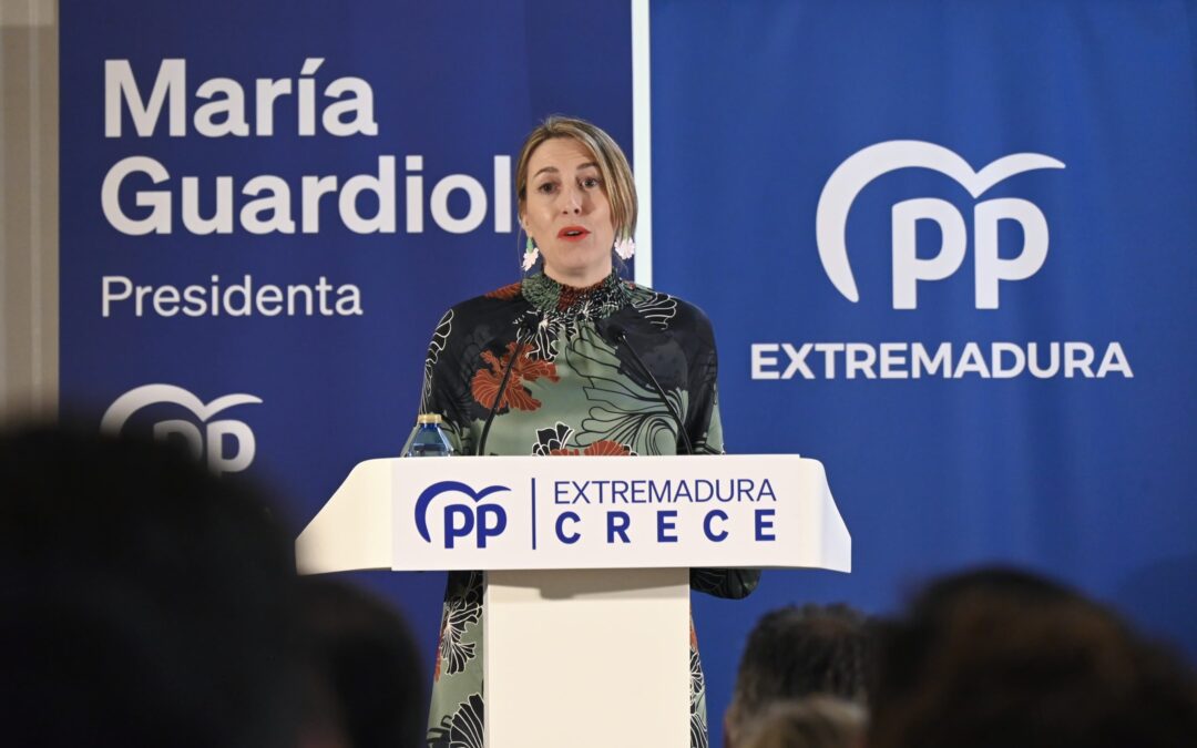 María Guardiola defiende “blindar” la igualdad entre españoles y destaca la buena gestión que lleva a Extremadura a estar en los “primeros vagones” de la economía española