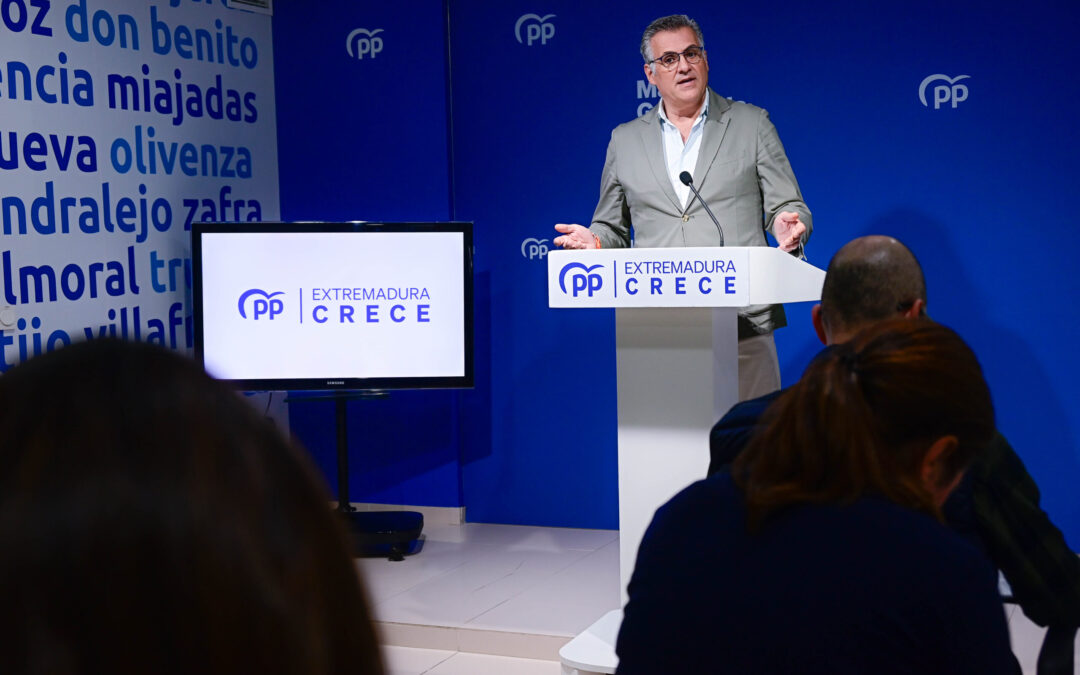 El PP exige disculpas públicas al PSOE de Extremadura tras insultar y faltar al respeto a la presidenta María Guardiola