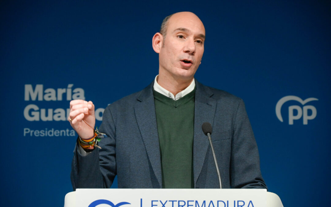 El caso de David Sánchez demuestra lo que ha hecho el PSOE durante años en Extremadura utilizando las instituciones en servicio de su partido