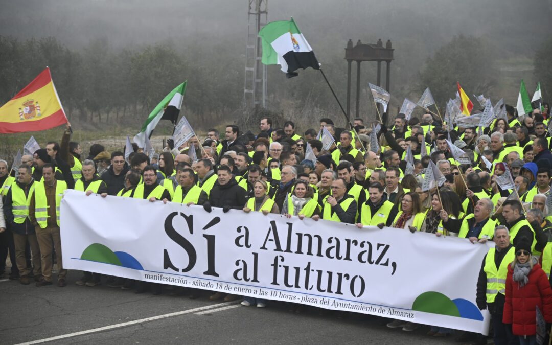 EL PP espera que el eco de la protesta de Almaraz llegue al congreso del PSOE en Plasencia y Sánchez no cierre la Central Nuclear